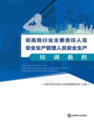 cover image of 非高危行业主要责任人及安全生产管理人员安全生产培训教程
